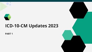 ICD10CM Coding Updates 2023  Part 1 [upl. by Chiquia]