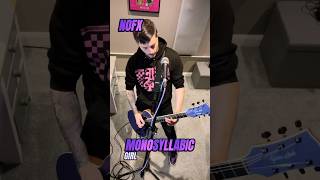 NOFX  Monosyllabic Girl  cover by James Pendle featuring Alessandro Vitiello on the drums 🤘🤘 [upl. by Ecydnak]