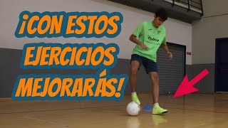 TÉCNICA individual en el FÚTBOL SALA  Ejercicios analíticos [upl. by Harehs221]