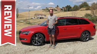 Wie viel Sport steckt im Skoda Superb SportLine 20 TDI 4x4 190 PS Fahrbericht amp Test [upl. by Hseyaj]