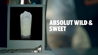 ABSOLUT WILD amp SWEET DRINK RECIPE  HOW TO MIX [upl. by Lisha]