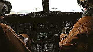 Cockpit View Of MV22B Osprey Takeoff Plus A Glimpse Of A Mass Formation Flight Demonstration [upl. by Ahseinet]