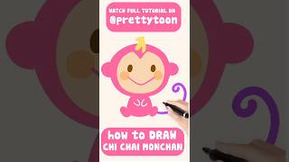 How to draw Sanrio CHI CHAI MONCHAN easy drawing tutorial drawing sanrio monkey [upl. by Amehr810]