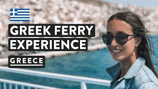 GREEK FERRIES  PRICES amp SEATS  Athens to Mykonos Hellenic Seaways  Greece Travel Vlog [upl. by Aciras]