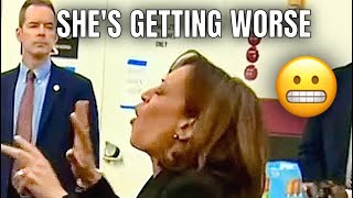 You Won’t Believe how much WORSE KAMALA’s CRINGE is getting 😬 😱 😳 [upl. by Sirronal779]