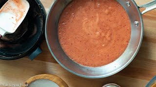 Rosemary Plum Sauce Recipe AKA Plum Coulis  Eat Simple Food [upl. by Langan718]