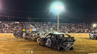 Cecil County Fair Demolition Derby 6 Cylinder Feature 72724 [upl. by Nivla]