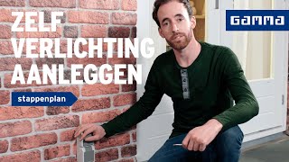 Verlichting aanleggen in je tuin  Tuinklussen  How to met GAMMA [upl. by Odnomor]