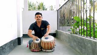 Boitha Maro Re Lukogeet song Angarag Mahanta Tabla by Swaroopananda Saikia [upl. by Tonye923]