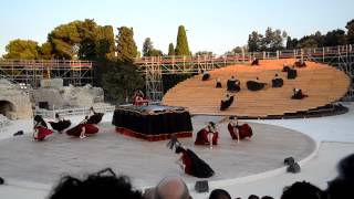 Le Baccanti  Teatro Greco Siracusa 2012 [upl. by Anastas]