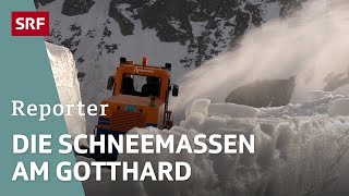 Schneeräumung am Gotthardpass  Unterwegs mit Strassenmeister Werner Gnos  Reportage  SRF Dok [upl. by Damek]