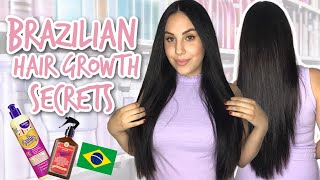 How To Grow Your Hair Long Fast BRAZILIAN SECRETS [upl. by Adniram]