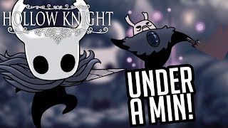 KILLING GREY PRINCE ZOTE IN UNDER A MINUTE EASIEST FASTEST DAMAGE BUILD HOLLOW KNIGHT [upl. by Gael]