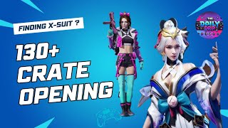 Opening 130 Crates for the Ultimate XSuit in BGMI Epic Pulls amp Insane Luck 🔥🎮 [upl. by Ligetti]