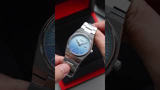 New Tissot PRX Gradient Dials Unboxing — Black Chameleon and Ice Blue Chameleon [upl. by Oned]