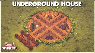 Minecraft How to Build an Underground House Easy Tutorial 2020 [upl. by Valenza]