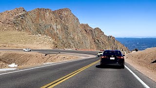 A Scary Drive Down Pikes Peak Colorado Springs Colorado [upl. by Nanfa413]