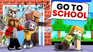 LOGGY GOING TO SCHOOL TO STUDY  MINECRAFT [upl. by Philis]