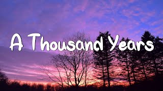 A Thousand Years  Christina Perri Lyrics  Adele Keane Mix Lyrics [upl. by Deeyn]