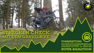 Rennsteiglauf Streckencheck mit dem Gravelbike [upl. by Gabriel]