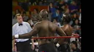 Bushwhackers vs Jobbers Cleo Reeves amp WT Jones WWF Superstars 1989 [upl. by Neelhtac]