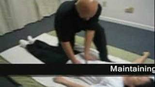 Shiatsu Demonstration 9 Supine Position Abdomen [upl. by Nor]