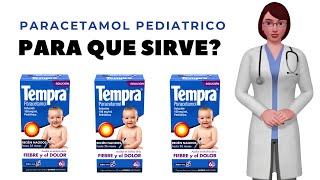 paracetamol pediátrico para qué sirve cuándo y cómo usar paracetamol pediátrico pediatría [upl. by Artekal]