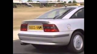 Old Top Gear 1990  Vauxhall Calibra Coupé [upl. by Ahsinauj]