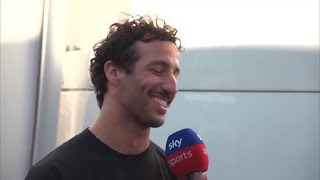 Daniel Ricciardo Post Race Interview Sky Sports Belgian Grand Prix 2024 [upl. by Spence]