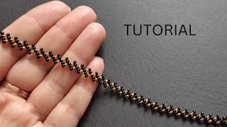 DIY Seed Bead Bracelet Tutorial How to Make Beaded bracelet Beaded Jewelry Making [upl. by Lebana]