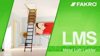 FAKRO loft ladders  LMS EU [upl. by Bijan626]