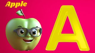 ABC Phonics Song  Alphabet letter sounds  ABC learning for toddlers  Education ABC Nursery Rhymes [upl. by Lleda]