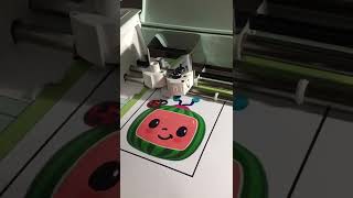 CANON PIXMA TS5150 first print  CRICUT EXPLORE AIR2 shorts [upl. by Daigle778]