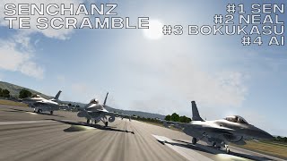 Falcon BMS Tactical Engagement  Scramble LEAD POV SENCHANZ COOP [upl. by Devlin]