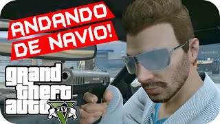 GTA V  Olhando Dentro da Arma andando de Navio TotalArmy [upl. by Mindi86]