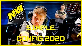 s1mple  CSGO CONFIG 2020 [upl. by Merceer]