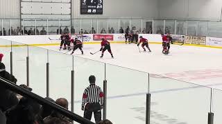 BSHL Podcast  Great passing by the Elsipogtog Hawks leads to a nice goal by MarcAndre Arsenault [upl. by Sherborn243]