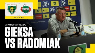 Opinie po meczu GKS Katowice  Radomiak Radom 12 20072024 [upl. by Aivil]