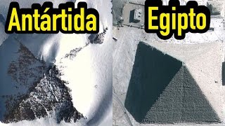 ¿Se puede ver una pirámide en la Antártida con Google Earth [upl. by Ladiv]