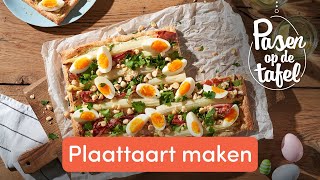 Maak Je Eigen Plaattaart Voor Pasen  PAASRECEPT [upl. by Alisander]