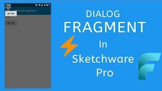 DialogFragment Sketchware pro dialogfragment sketchware sketchup [upl. by Allicerp]