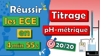 Correction ✅ TP de BAC  ECE 🎯 Physique chimie  TITRAGE pHmétrique  Lycée Terminale spé [upl. by Airdnua]