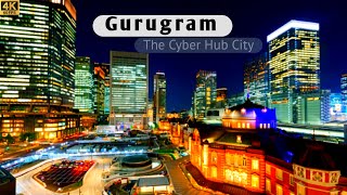 Gurugram Cyber City 2023 trailer  Gurugram City Drone View 4k  dlf cyber hub  City Impulse [upl. by Boice268]