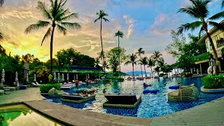 Melia Resort Koh Samui Thailand  Walk Video at sunset [upl. by Ailet77]