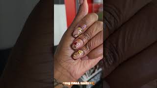 DIY FALL NAILS🍂 fallnails pressonnails btartboxnails [upl. by Faydra]