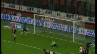 Derby Milano Milan Inter 04 highlights Scarpini [upl. by Trumann8]