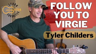 Follow You To Virgie  Tyler Childers Guitar Tutorial [upl. by Aisenat]