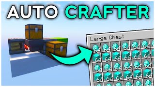 The EASIEST Auto Crafter in Minecraft 121 Tutorial [upl. by Ardet547]