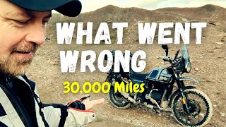 BRUTALLY HONEST REVIEW 30000 Miles On A Royal Enfield Himalayan Watch This Before You Buy [upl. by Iaj]