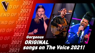 ORIGINAL SONGS during the Blind Auditions of The Voice 2021 [upl. by Pass]